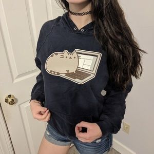 Pusheen Cat Laptop Sweatshirt